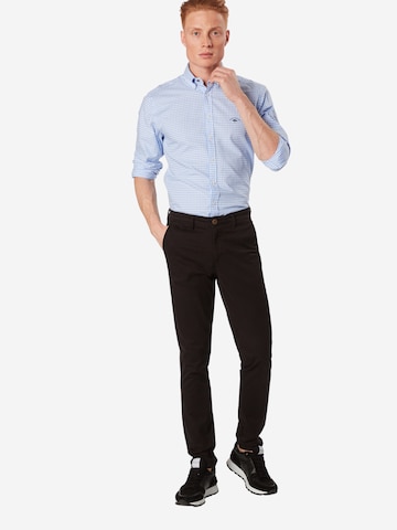 JACK & JONES Slimfit Chinobyxa 'Marco Bowie' i svart