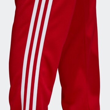 Effilé Pantalon 'Sst Tp' ADIDAS ORIGINALS en rouge