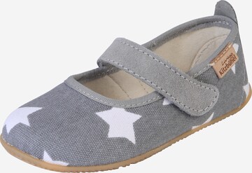 Living Kitzbühel Slippers 'Sterne' in Grey: front