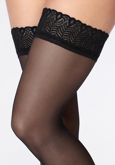 LASCANA Samostoječe nogavice | črna barva, Prikaz izdelka