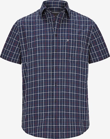 Jan Vanderstorm Button Up Shirt in Blue: front