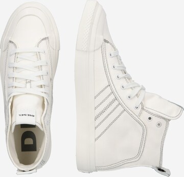 DIESEL Sneakers hoog 'Astico' in Wit: zijkant