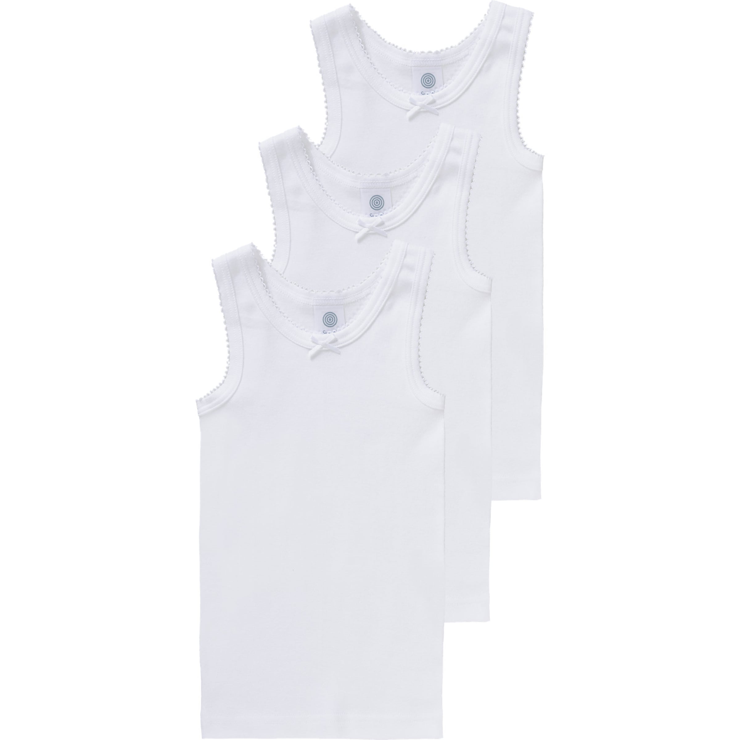 Sanetta Trikó és alsó póló - fehér: elől