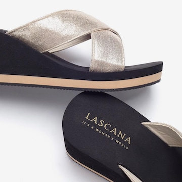 LASCANA Pantolette in Schwarz