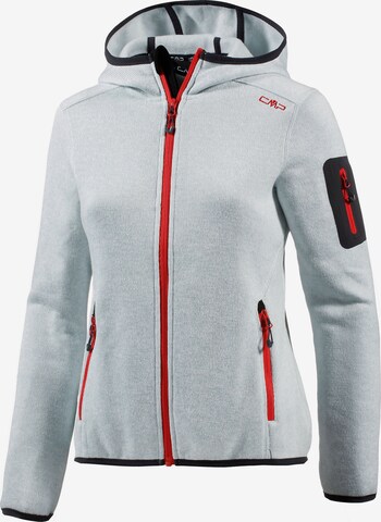 CMP Athletic Fleece Jacket in Grey: front