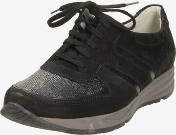 WALDLÄUFER Athletic Lace-Up Shoes in Black