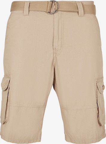 SOUTHPOLE Cargo Pants in Beige: front