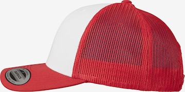Cappello da baseball 'Retro Trucker' di Flexfit in rosso
