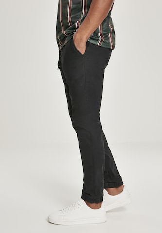 SOUTHPOLE Tapered Pants in Black