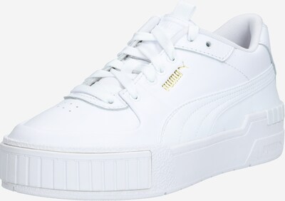 PUMA Baskets basses 'Cali' en or / blanc, Vue avec produit