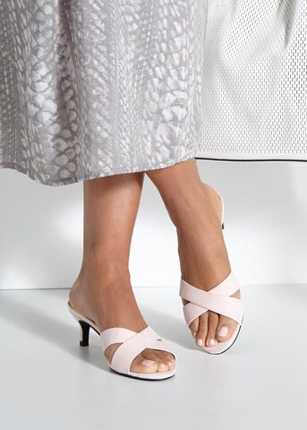 LASCANA Mules in Pink: front