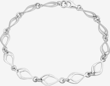 ELLI Armband 'Feder, Oval' in Silber: predná strana