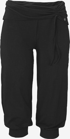OCEAN SPORTSWEAR Workout Pants in Black: front