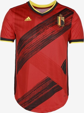 ADIDAS SPORTSWEAR Jersey 'RBFA Belgien Home EM 2020' in Red: front