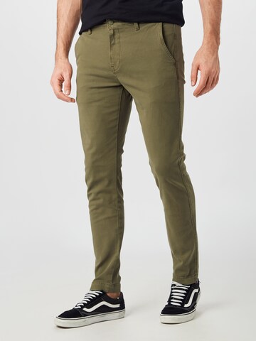 žalia LEVI'S ® Prigludęs „Chino“ stiliaus kelnės 'XX Chino Slim Tapered': priekis