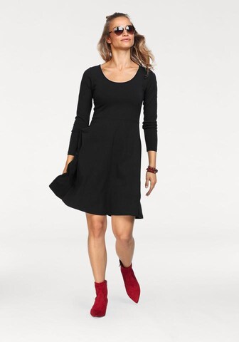 Aniston CASUAL Kleid in Schwarz