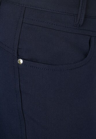 STREET ONE Slimfit Broek in Blauw