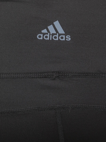 ADIDAS PERFORMANCE Skinny Workout Pants 'Believe This' in Black