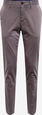 TOMMY HILFIGER Regular Chino trousers in Grey: front
