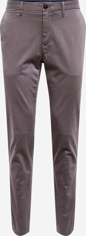 Pantalon chino TOMMY HILFIGER en gris : devant