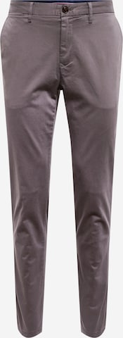 Regular Pantalon chino TOMMY HILFIGER en gris : devant