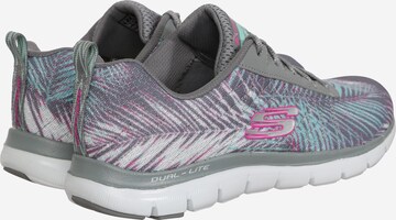 SKECHERS Sneaker 'SPORT Flex Appeal 2.0 Tropical Breeze' in Grau