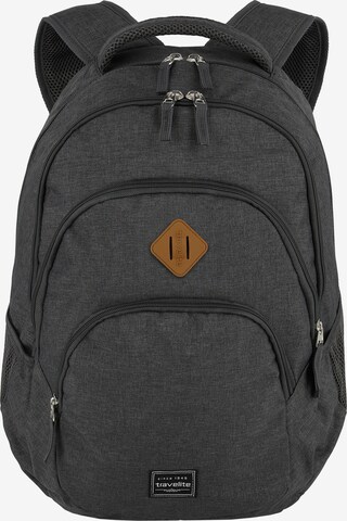 TRAVELITE Backpack in Grey: front