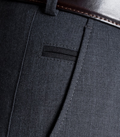 Meyer Hosen Pantalon à plis 'Bonn' en anthracite, Vue avec produit