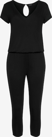 LASCANA Jumpsuit in Black: front