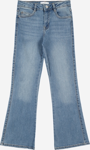 MANGO KIDS Flared Jeans in Blauw: voorkant