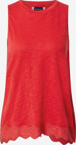 Superdry Top in Rood: voorkant