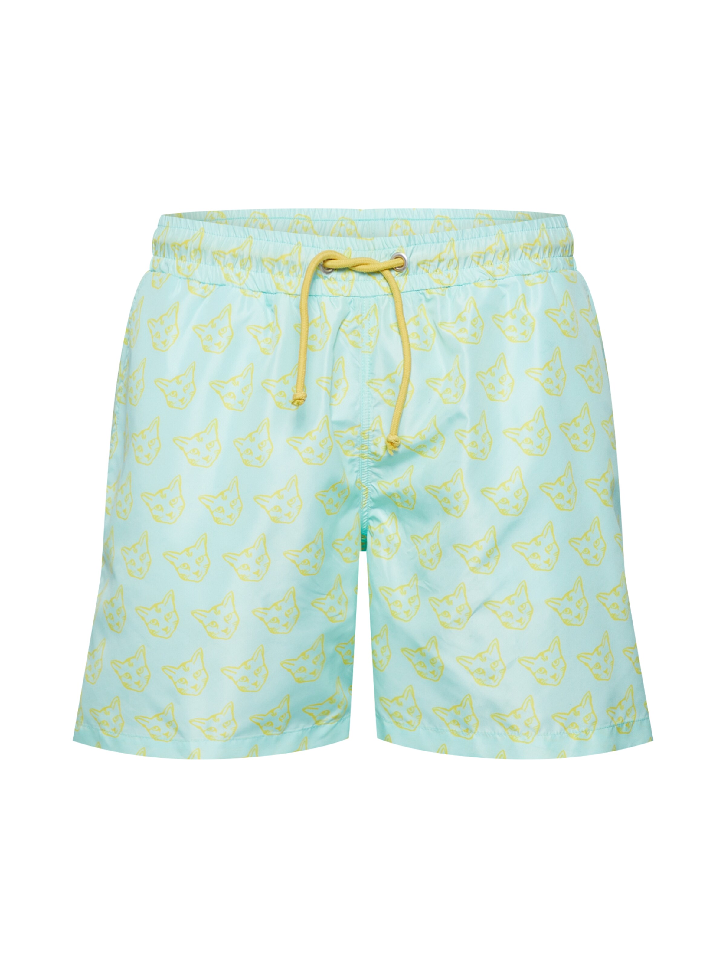 ABOUT YOU X PARI - Zwemshorts 'Taylor' in de kleur Turquoise