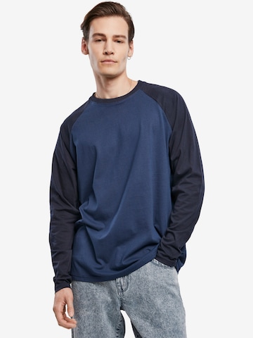 Urban Classics Shirt in Blauw: voorkant