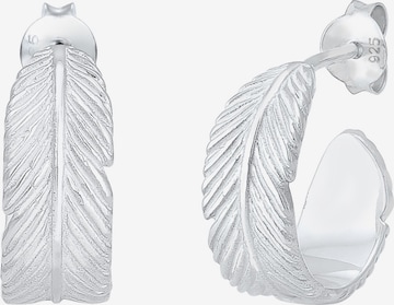 ELLI Earrings 'Feder' in Silver