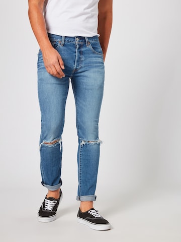 LEVI'S ® Tapered Jeans '501' in Blue: front