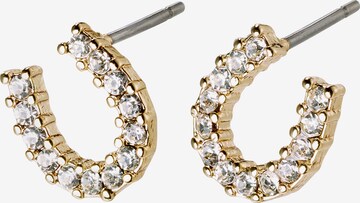 Boucles d'oreilles 'Leanna' Pilgrim en or : devant