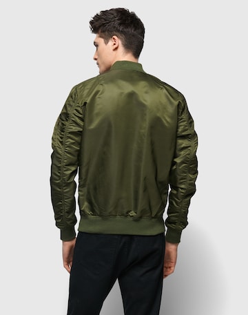 ALPHA INDUSTRIES Kevad-sügisjope 'MA-1 VF LW', värv roheline