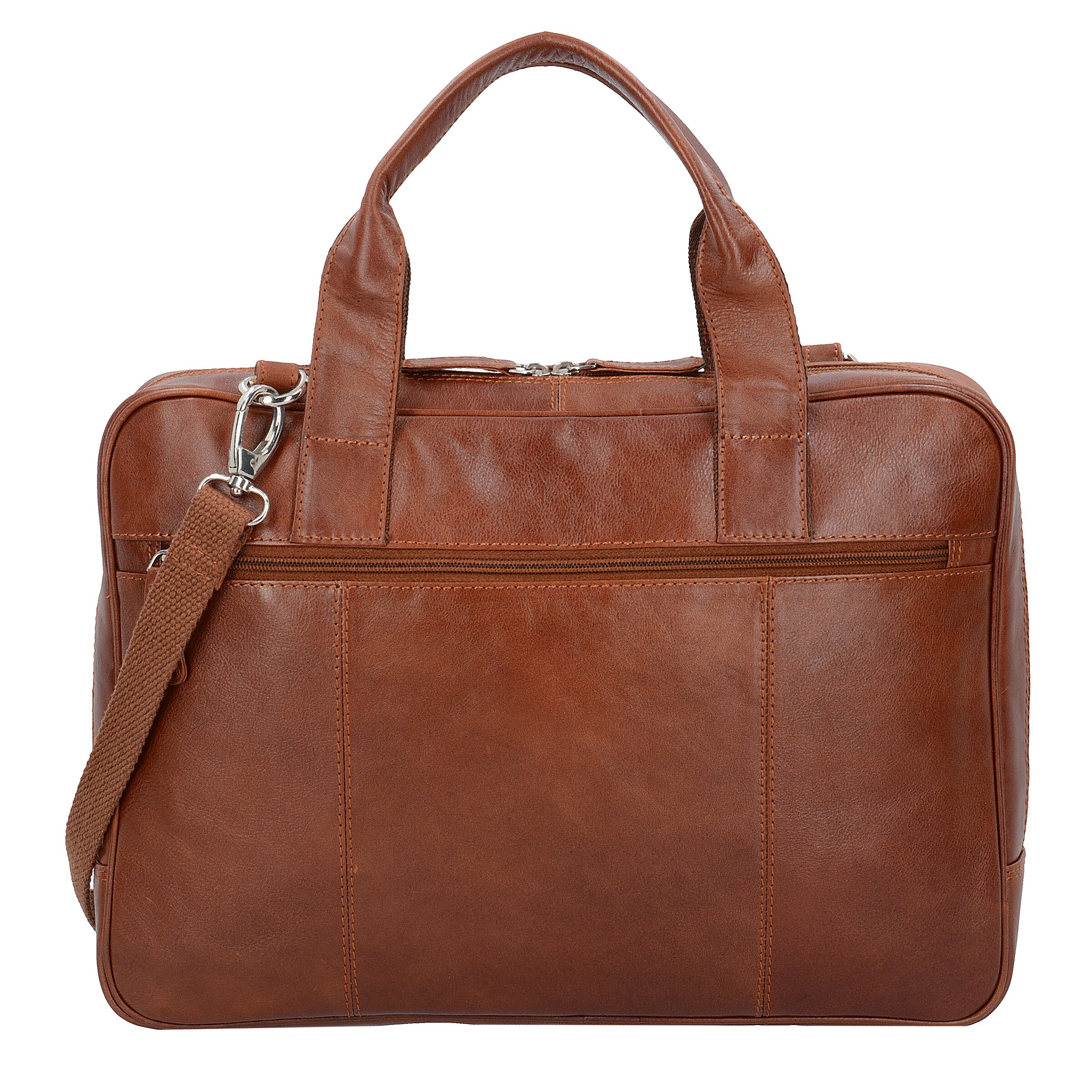 Dermata Aktentasche in cognac, Produktansicht