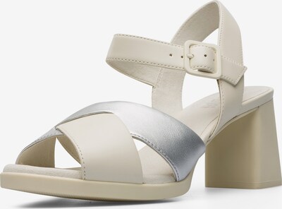 CAMPER Sandalen met riem 'Kara' in de kleur Beige / Zilver, Productweergave
