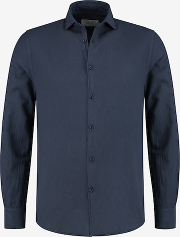 Coupe regular Chemise Shiwi en bleu : devant