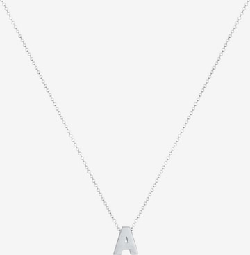 ELLI Ketting in Zilver: voorkant