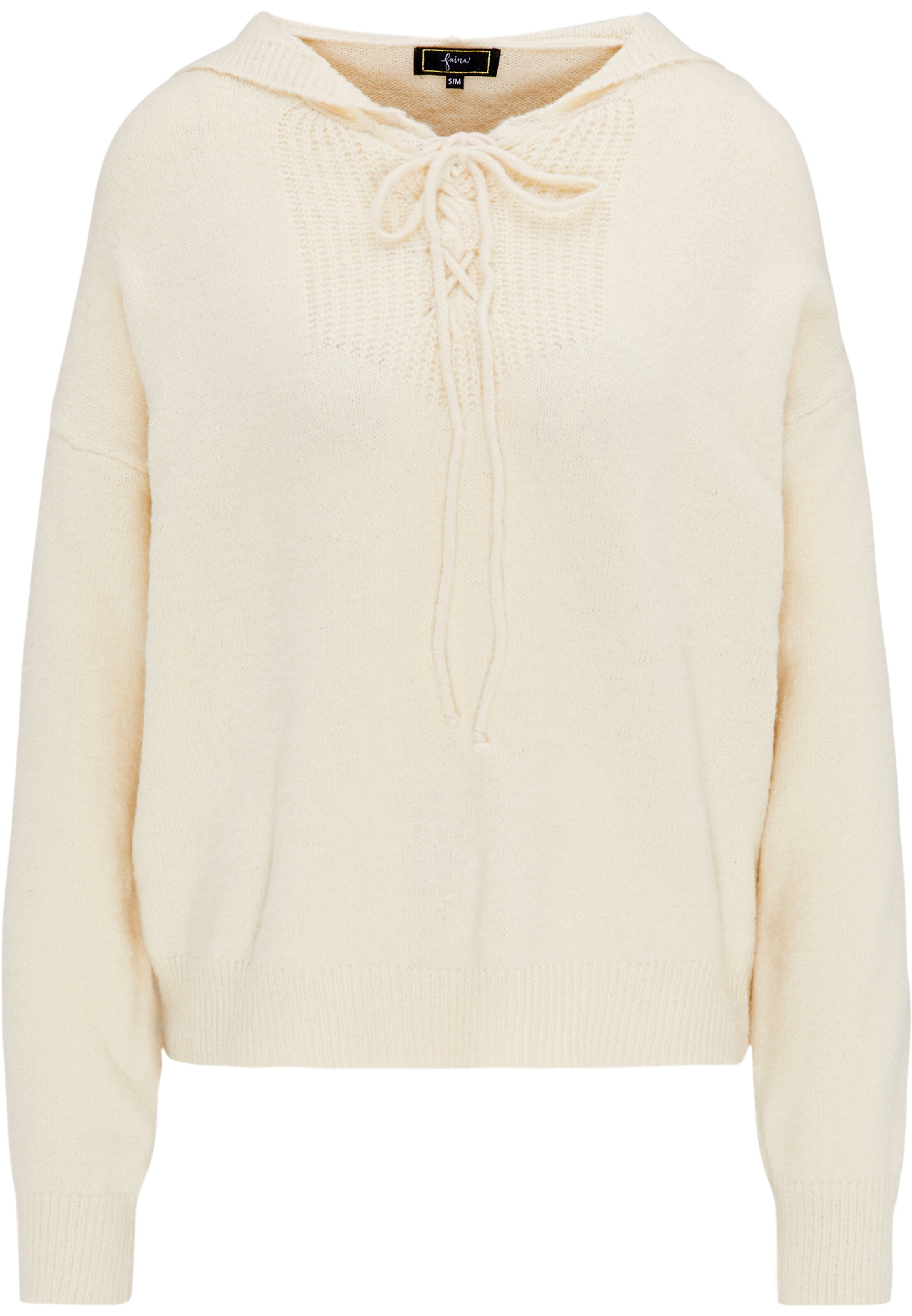 faina - Oversized trui in de kleur Beige