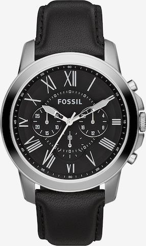 juoda FOSSIL Analoginis (įprasto dizaino) laikrodis: priekis