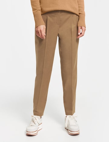 GERRY WEBER Regular Pantalon in Bruin: voorkant