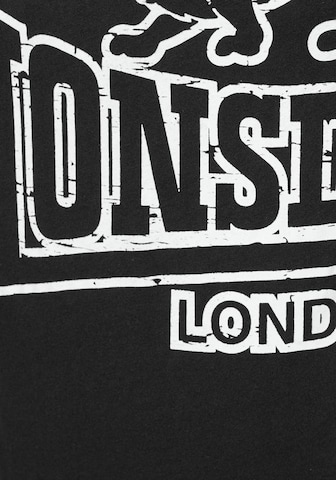 LONSDALE - Camiseta 'LANGSETT' en negro