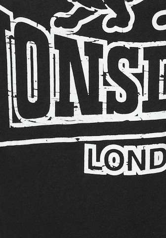 LONSDALE Shirt 'LANGSETT' in Black
