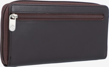 Esquire Wallet 'New Silk' in Brown