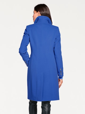 Manteau mi-saison heine en bleu : derrière