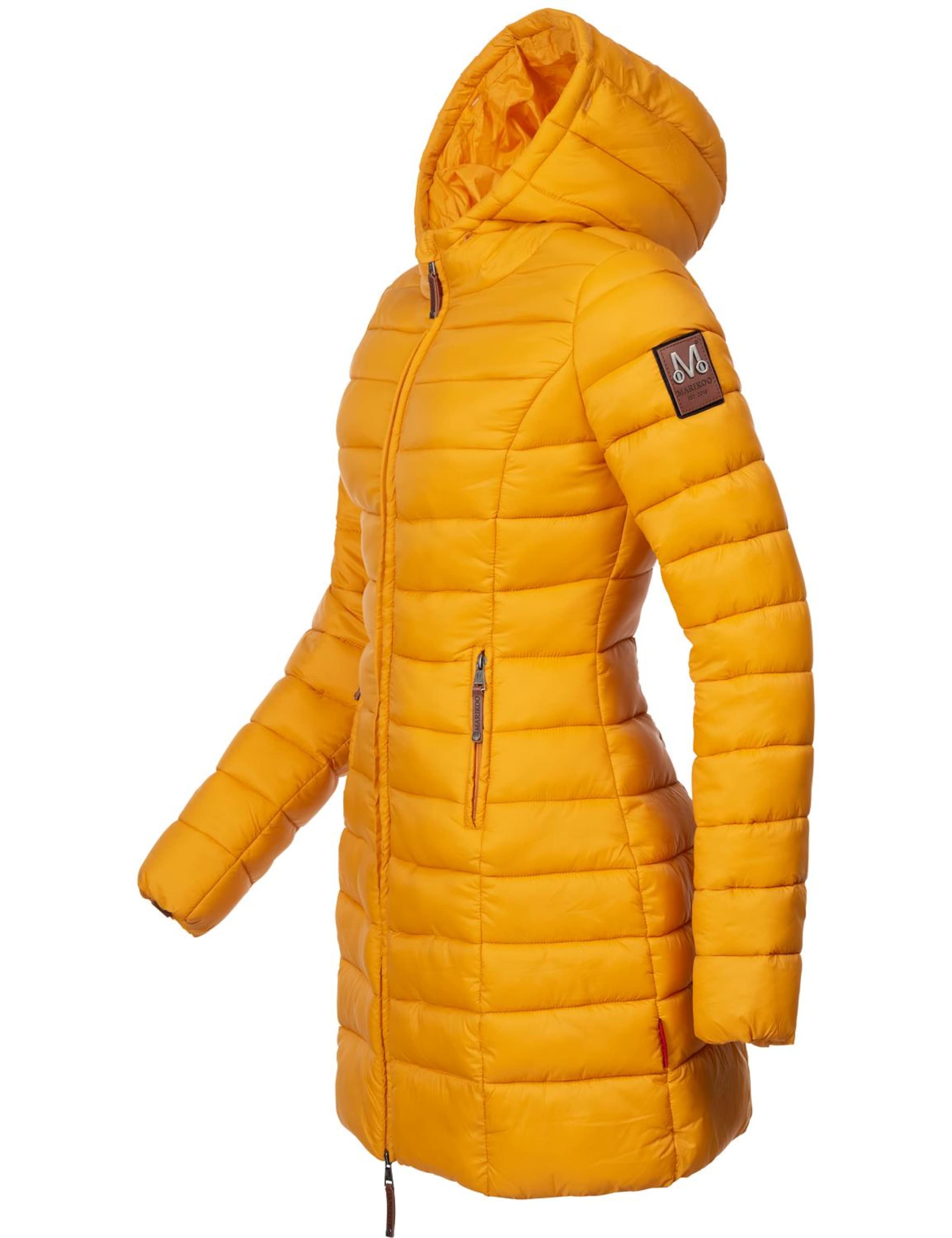 MARIKOO Mantel 'Rose' in Gelb