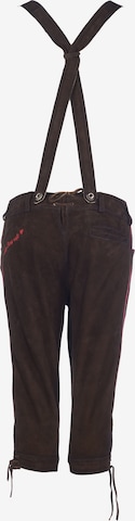 Regular Pantalon folklorique 'Lain' Maze en marron